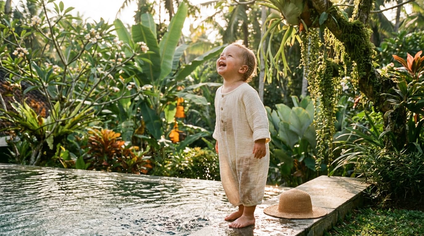 Bali Pool Days: The Muslin Trick Every Parent Learns Fast