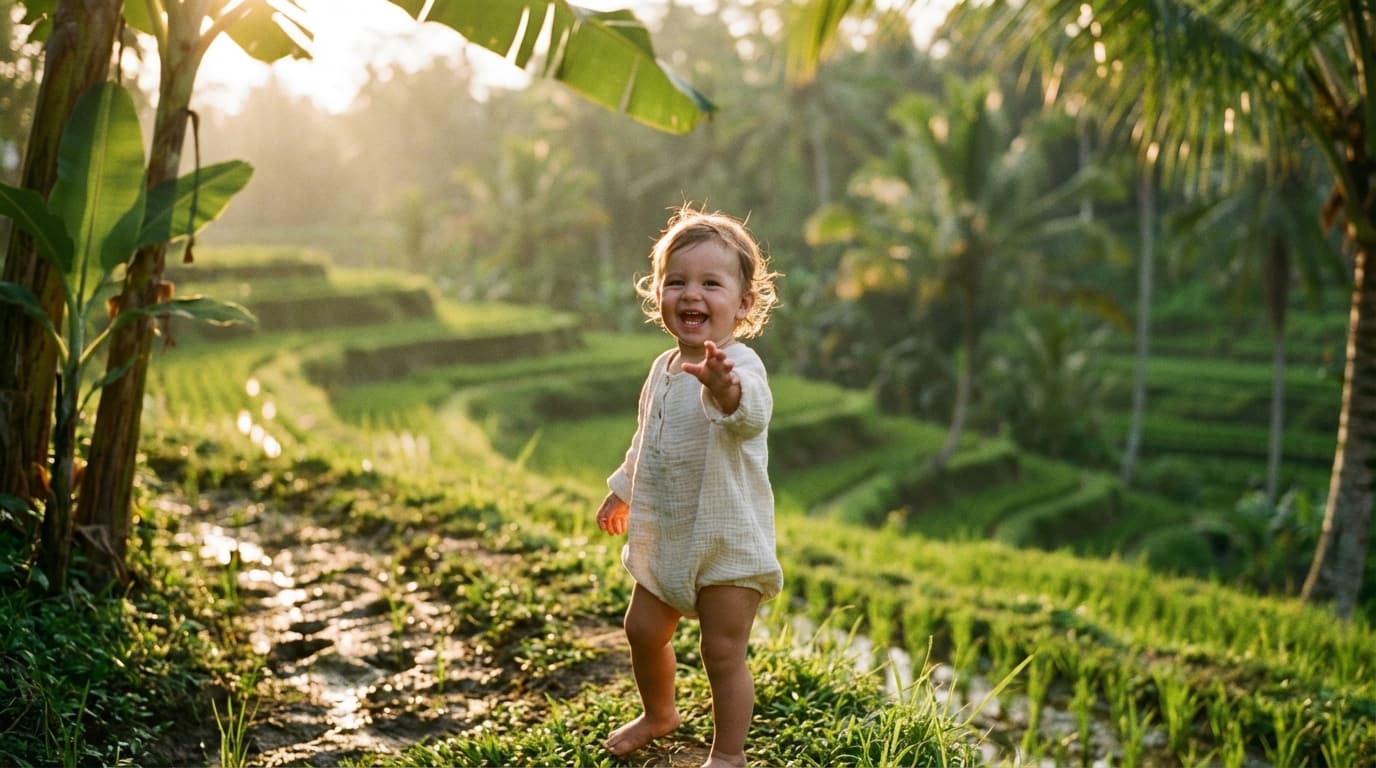 What to Pack for Your Baby in Bali (Heat Changes Everything)
