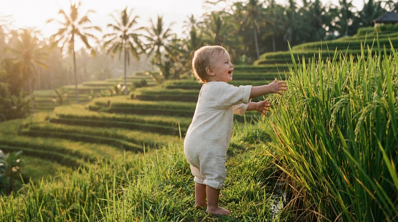 The Only Baby Outfit That Survives a Long-Haul Flight to the Tropics