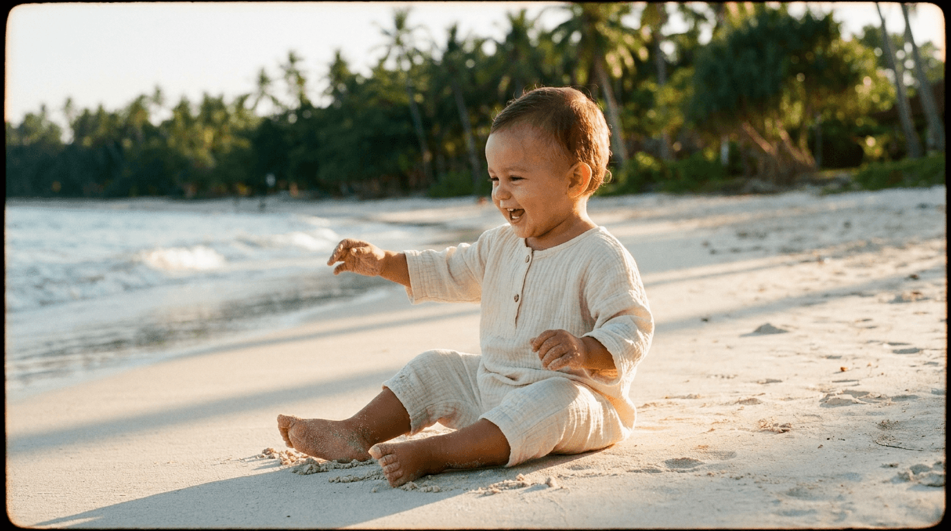 The Beach Baby Checklist: What to Actually Put on Them