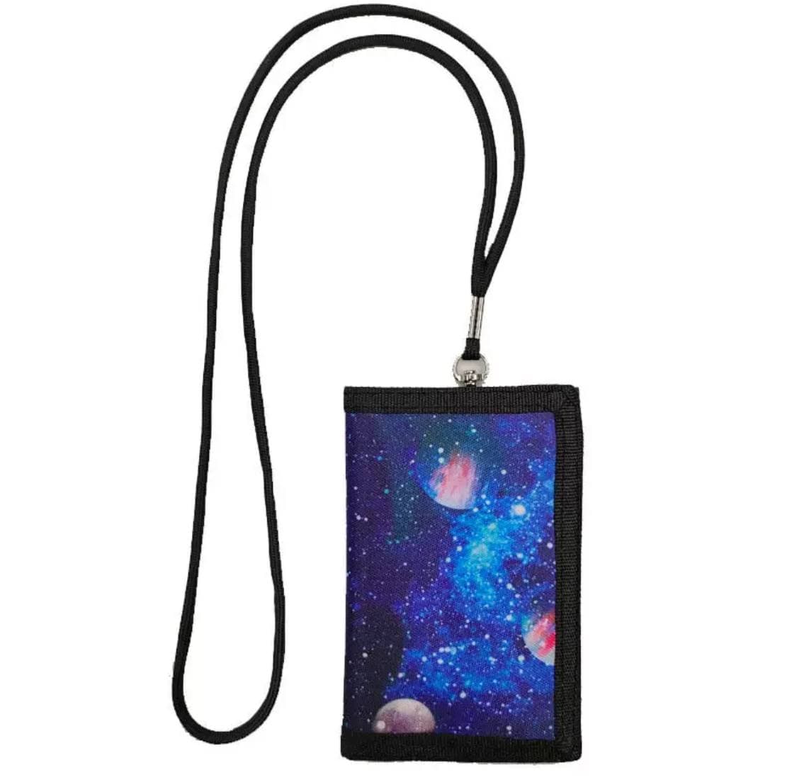 Cosmic Galaxy Lanyard Wallet